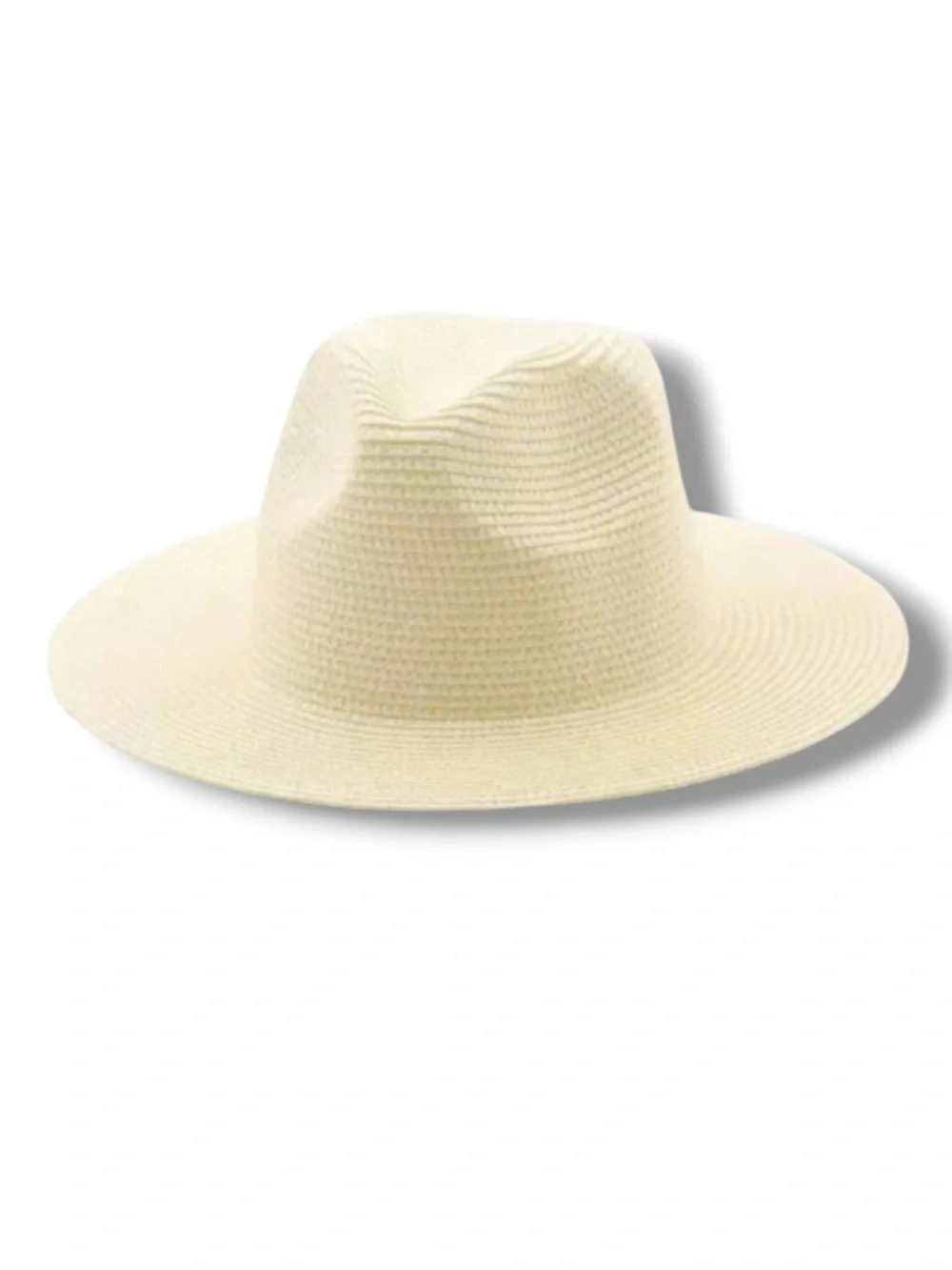 Women’s Wide Brim Foldable Packable Beach Straw Floppy Summer Hat NWOT